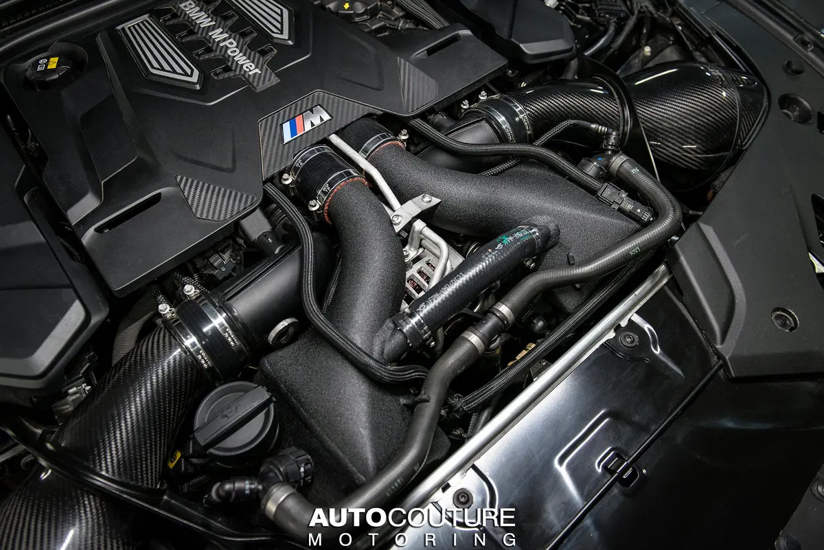 Csf Bmw M5 (F90) / Bmw M8 (F91/F92/F93) Intercooler Set - Crinkle Black 1