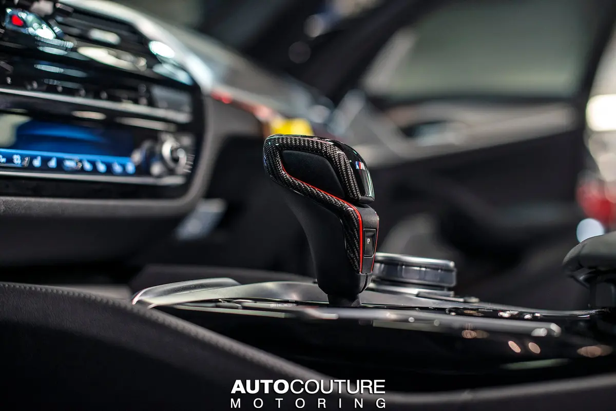 Bmw M Performance F90 M5 Carbon Gear Selector Cover 1