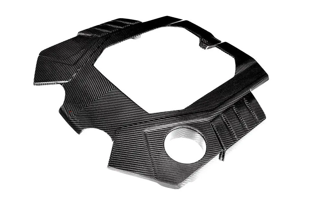 Eventuri Audi C8 Rs6 / Rs7 Black Carbon Engine Cover 1