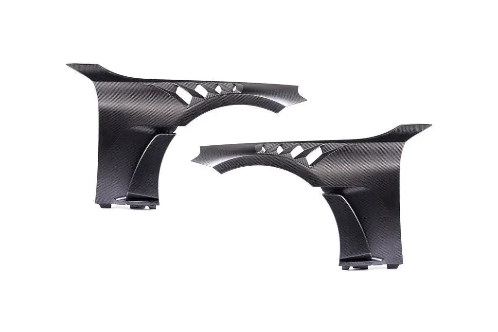 Alpha-N Bmw G87 M2 Carbon Vented Front Fender Set - V4 With Blades 1