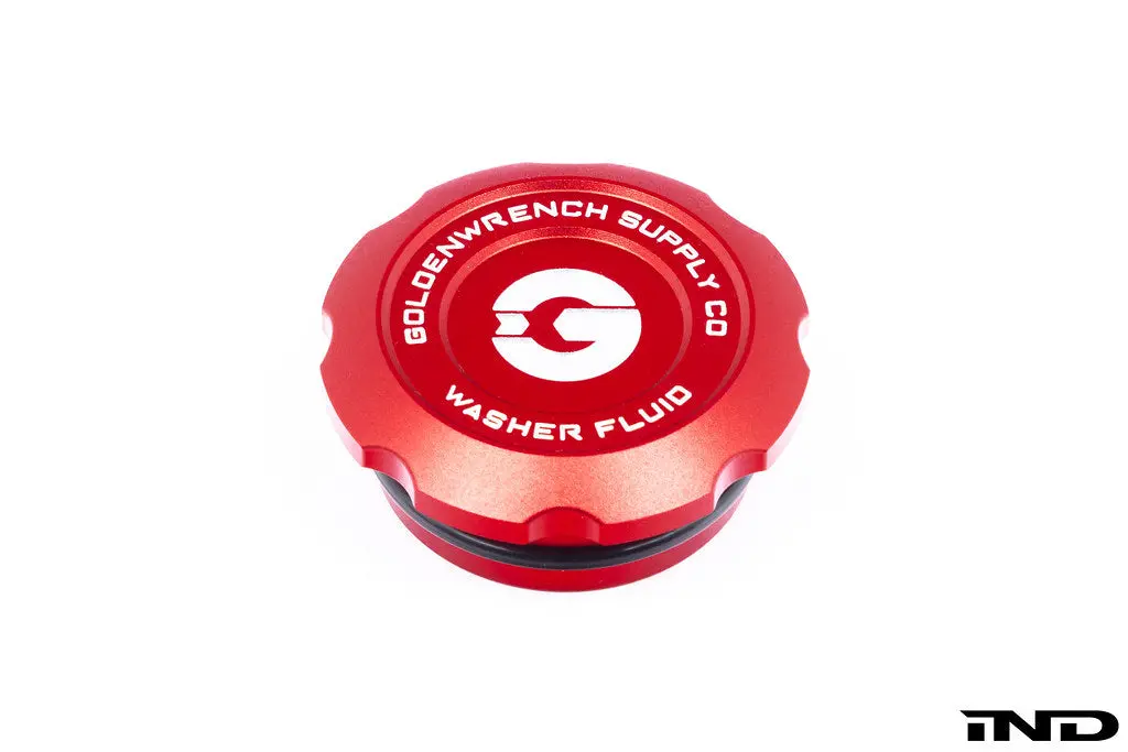 Goldenwrench Blackline Performance Toyota Gr Corolla Washer Fluid Cap - Edition Red 1