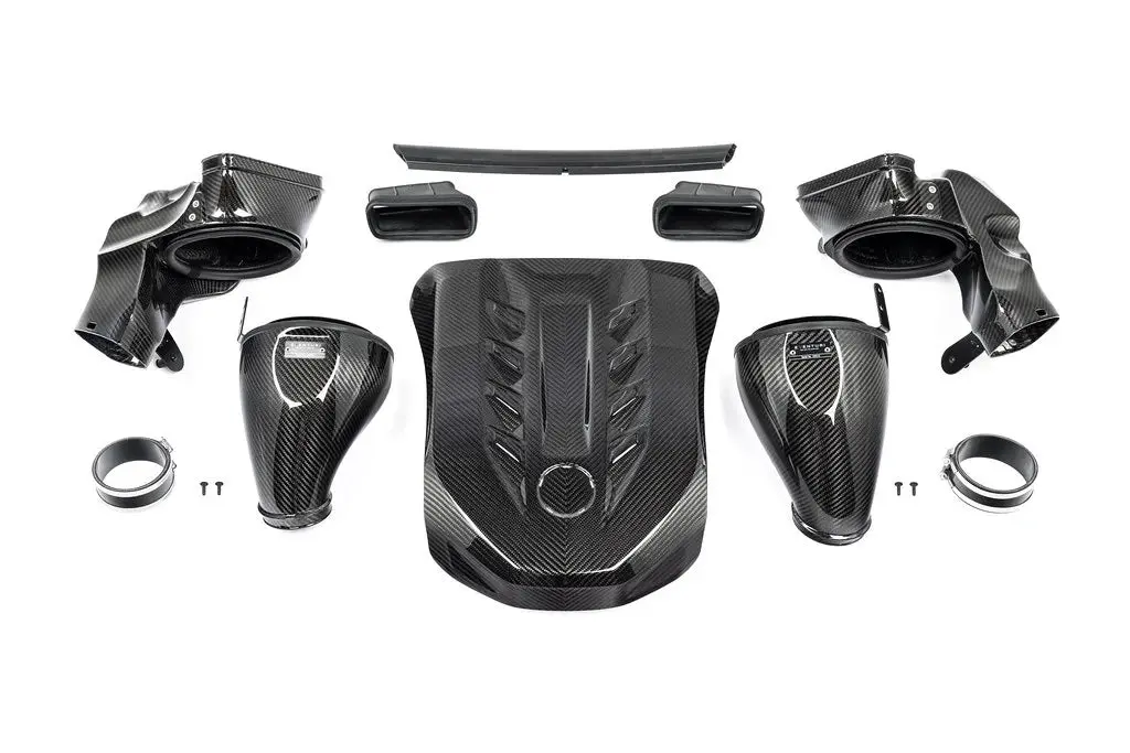 Eventuri Bmw G05 X5 / G06 X6 / G07 X7 M50i Black Carbon Intake System 1
