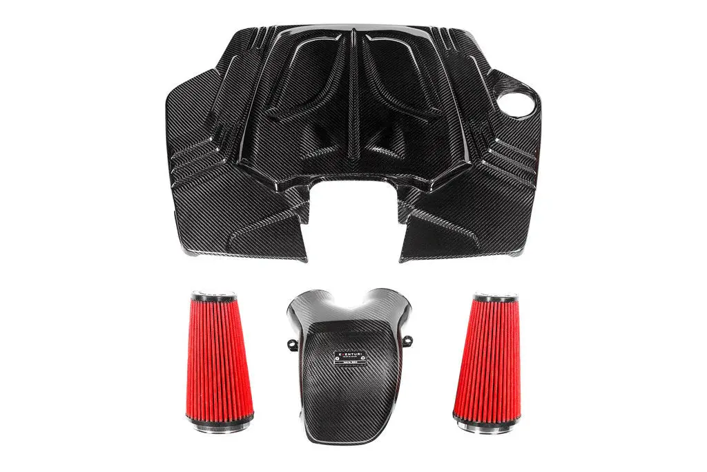 Eventuri Porsche Cayenne 3.0 Turbo V6 Black Carbon Intake System 1