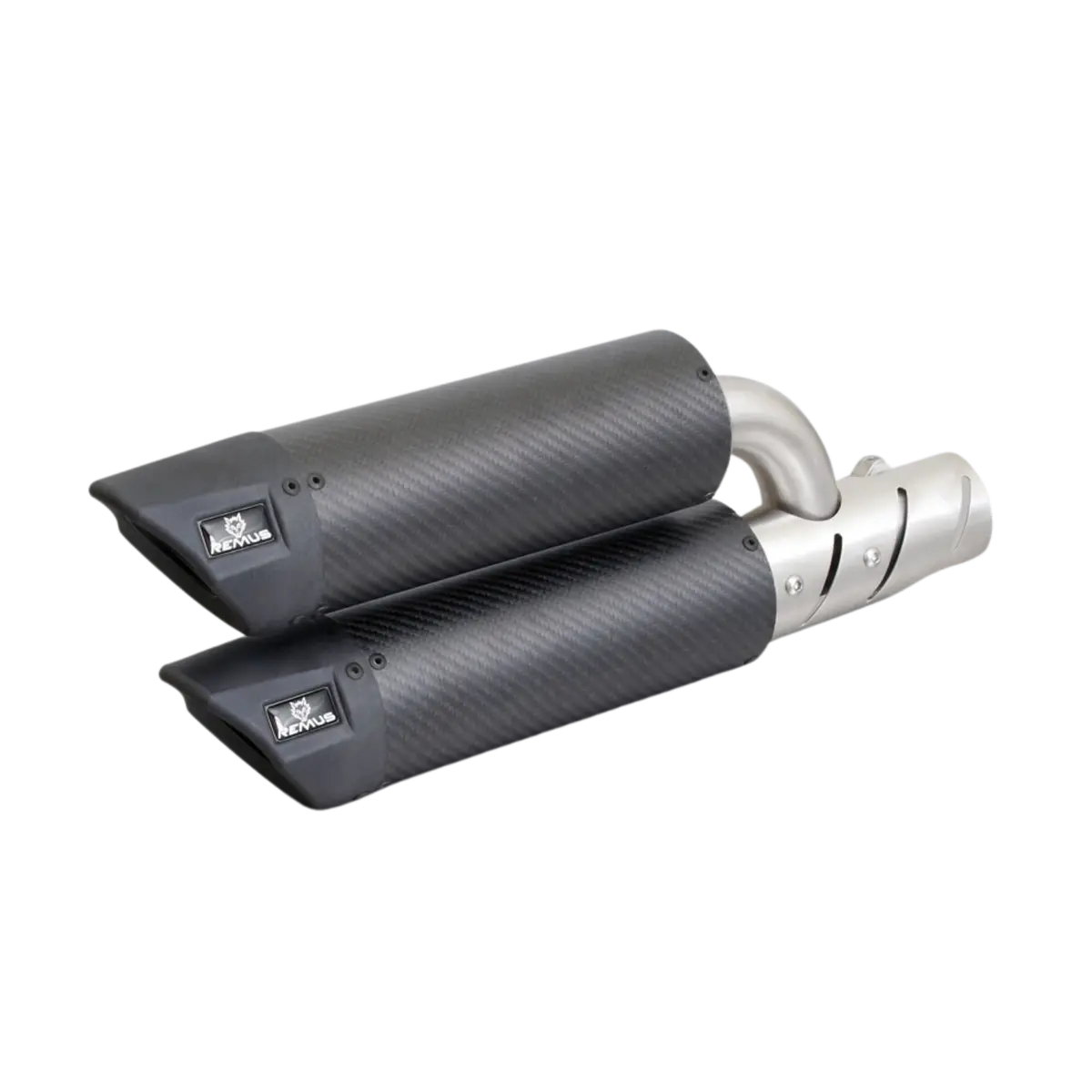 Vespa Dual Flow Euro 4, Carbon Rsc Dual Flow Slip On Silencer With Heat Shield, Carbon 1
