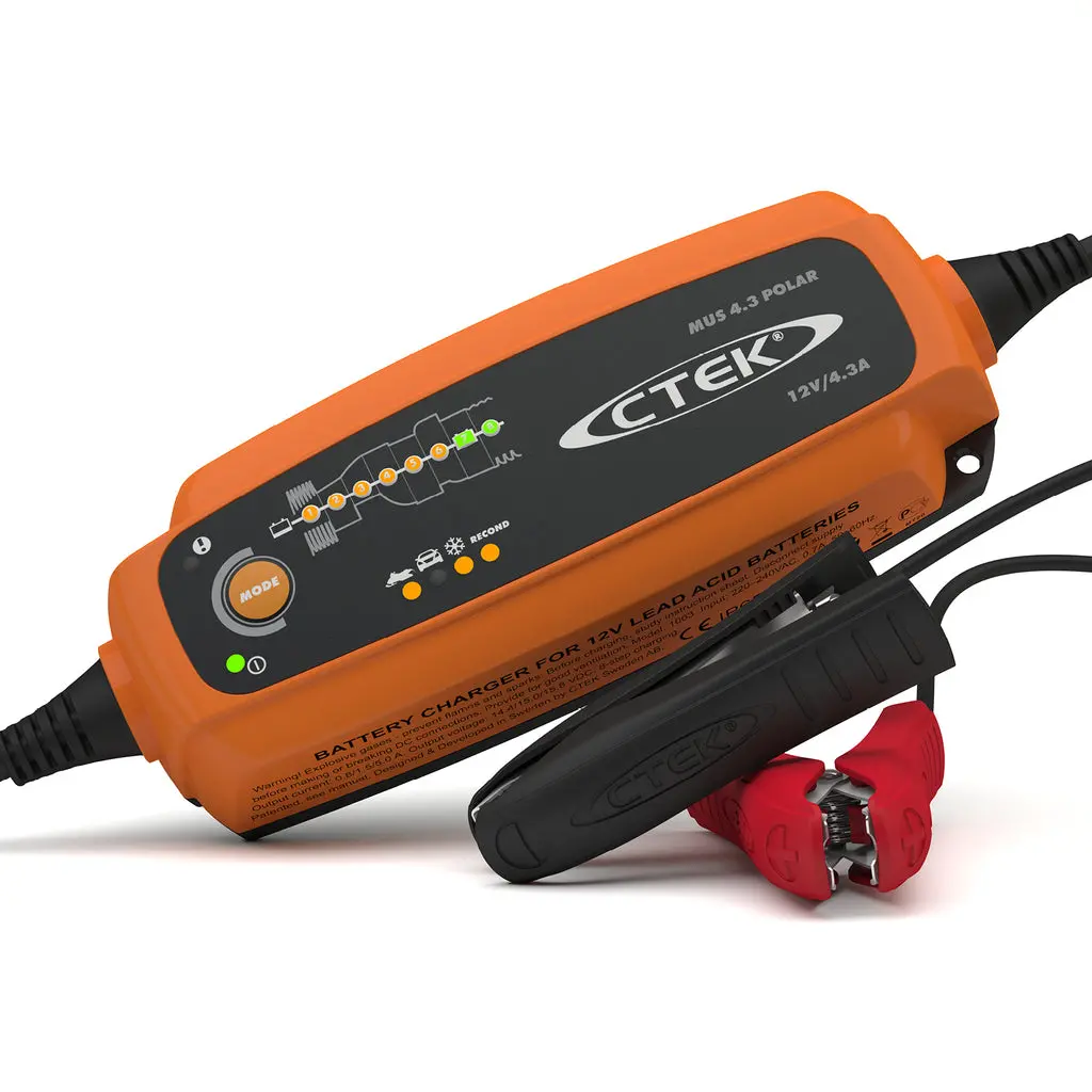 Ctek Battery Charger - Mus 4.3 Polar - 12V 1