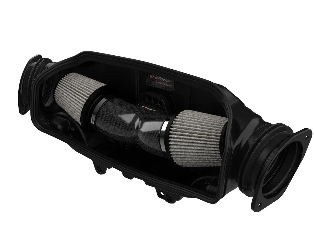 Afe 2020 Corvette C8 Track Series Carbon Fiber Cold Air Intake System With Pro Dry S Filters 1
