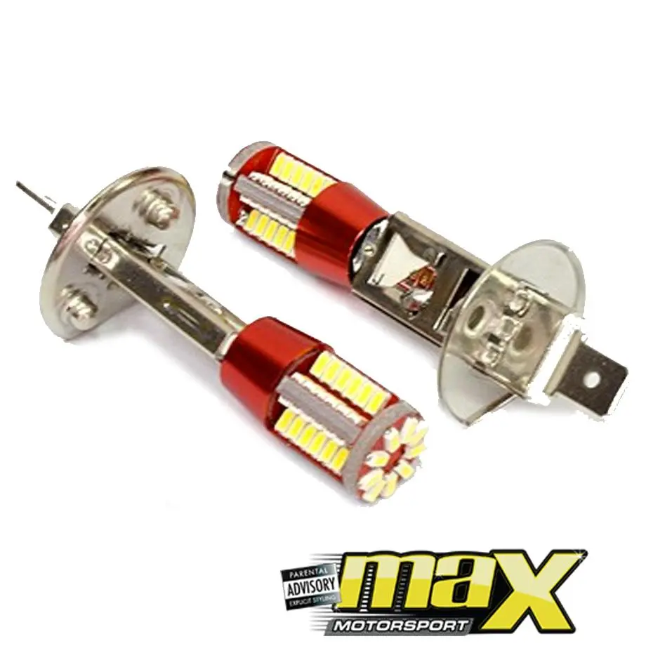 57 Led H1 Ultra Ice White Bulbs 1