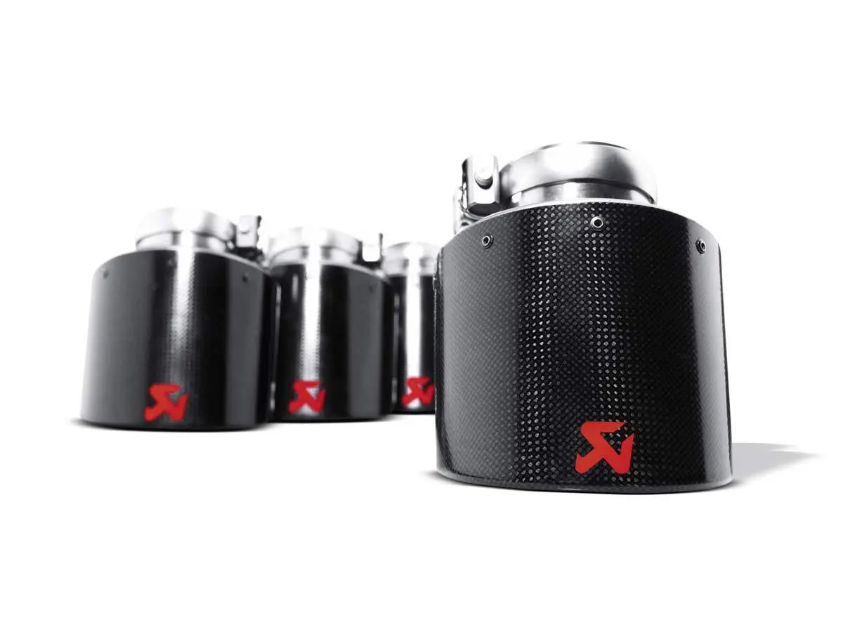Akrapovic 06-13 Chevrolet Corvette Zo6/Zr1 (C6) & 2008-2017 Nissan Gt-R (R35) Tail Pipe Set (Carbon 125 Mm) 1