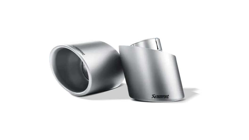 Akrapovic 09-16 Volkswagen Scirocco R Tail Pipe Set (Titanium) 1