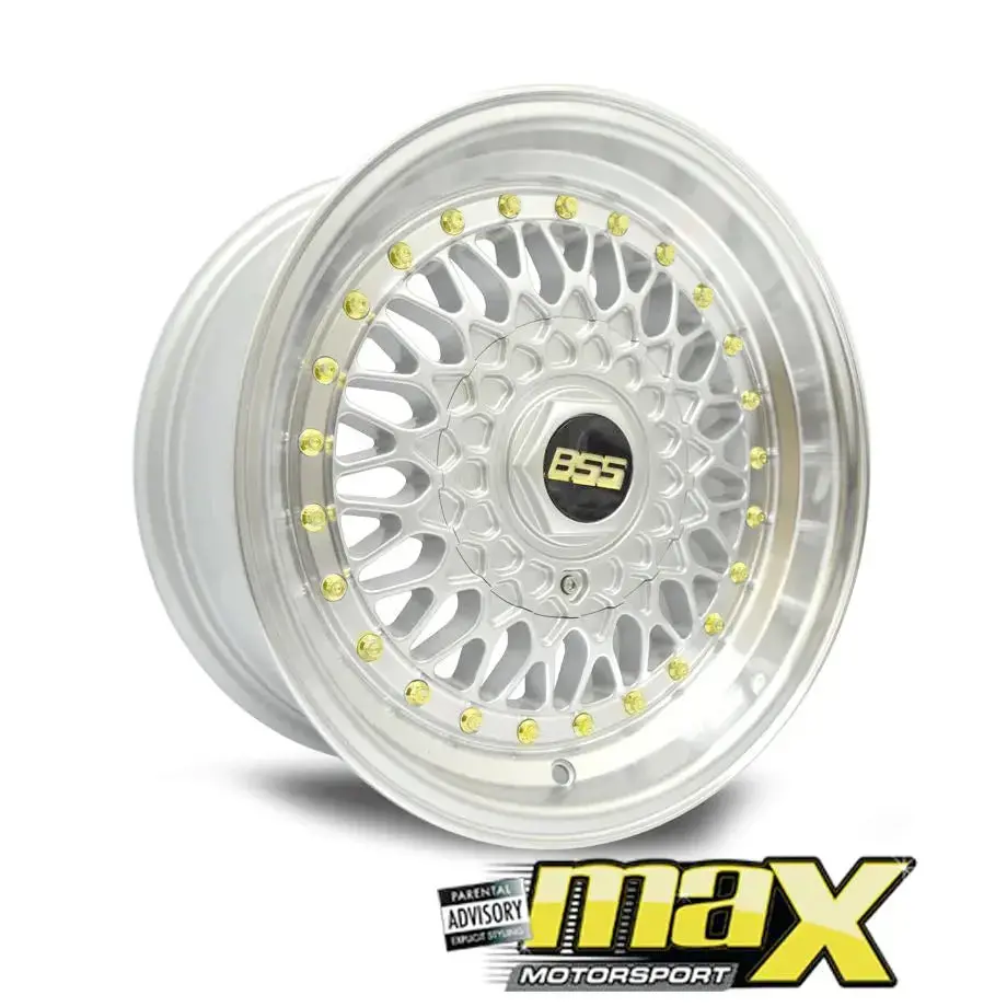 15 Inch Mag Wheel - Mx247 Bss Style Wheel - (4X100 /5X100 Pcd) 1