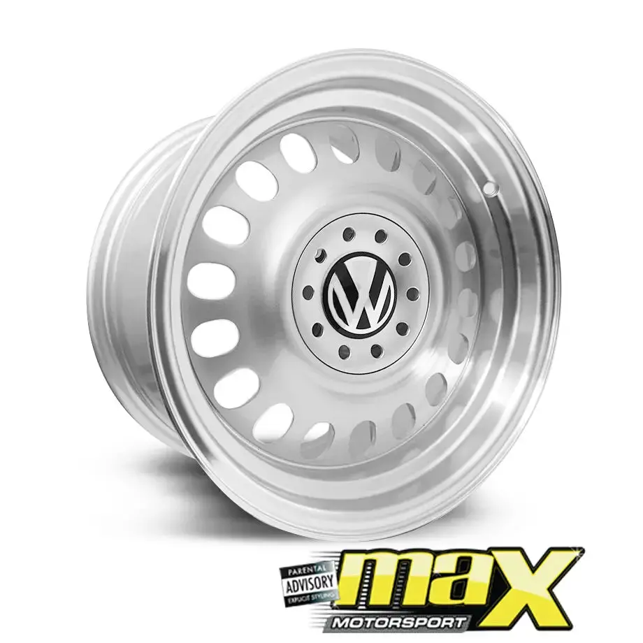 15 Inch Mag Wheel - Mx5033-A Transporter Old Skool Style Wheels (4X100/5X100 Pcd) 1