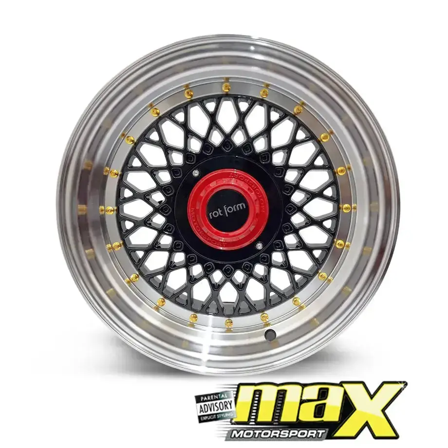 17 Inch Mag Wheel - Mx4061-Bk Rotform Mesh Style Wheel (4X100 / 5X100) 2