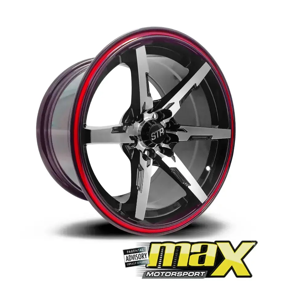 15 Inch Mag Wheel - Mx824-Rd Str Concave Wheels (5X100 / 5X114.3 Pcd) 1