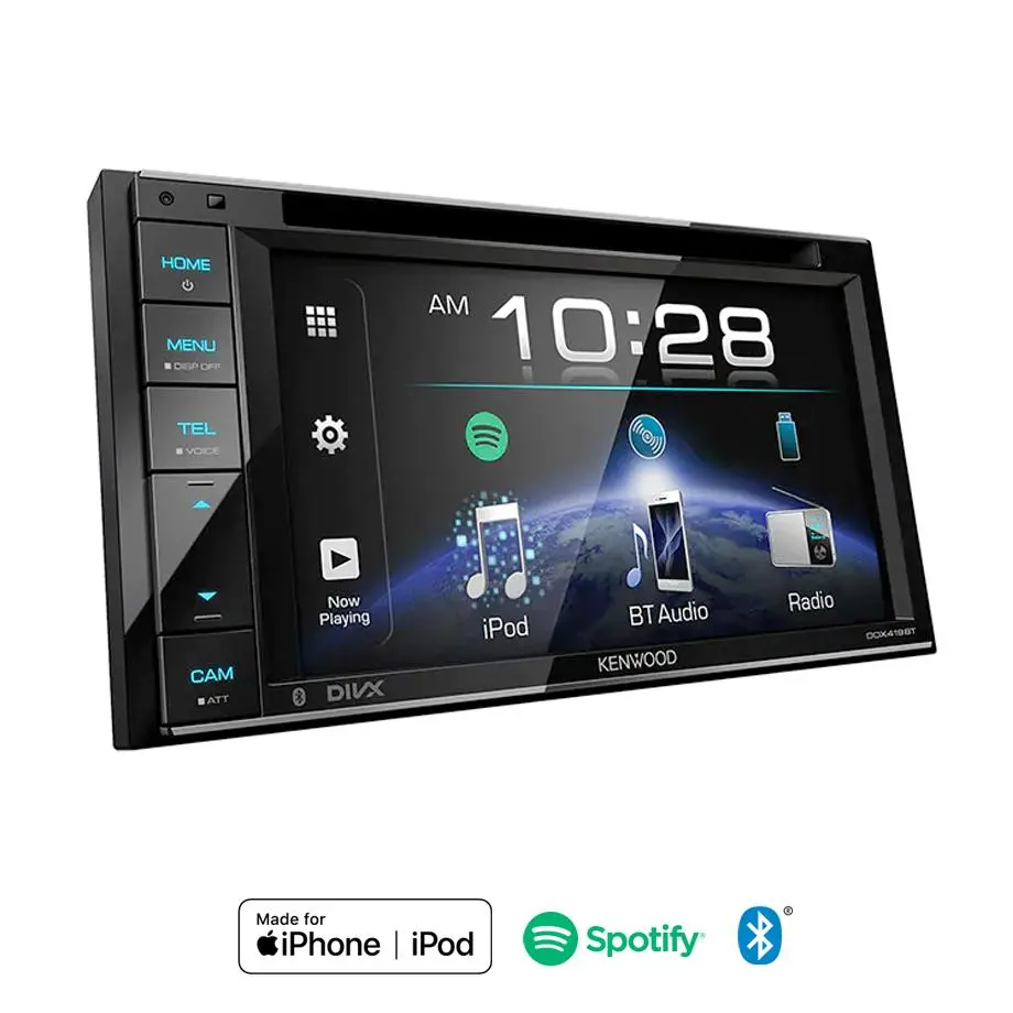6.2 Inch Kenwood Ddx419btm Dvd Entertainment System With Bluetooth 1
