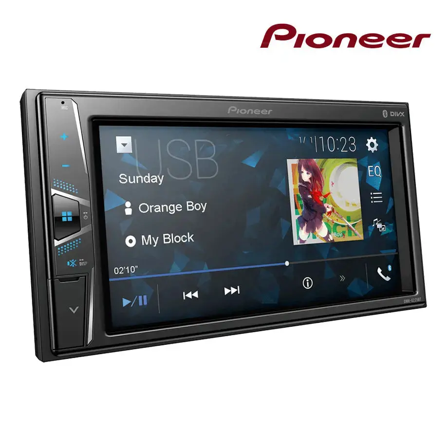 6.2 Inch - Pioneer Dmh-G225bt Av Receiver With Bluetooth & Usb 2