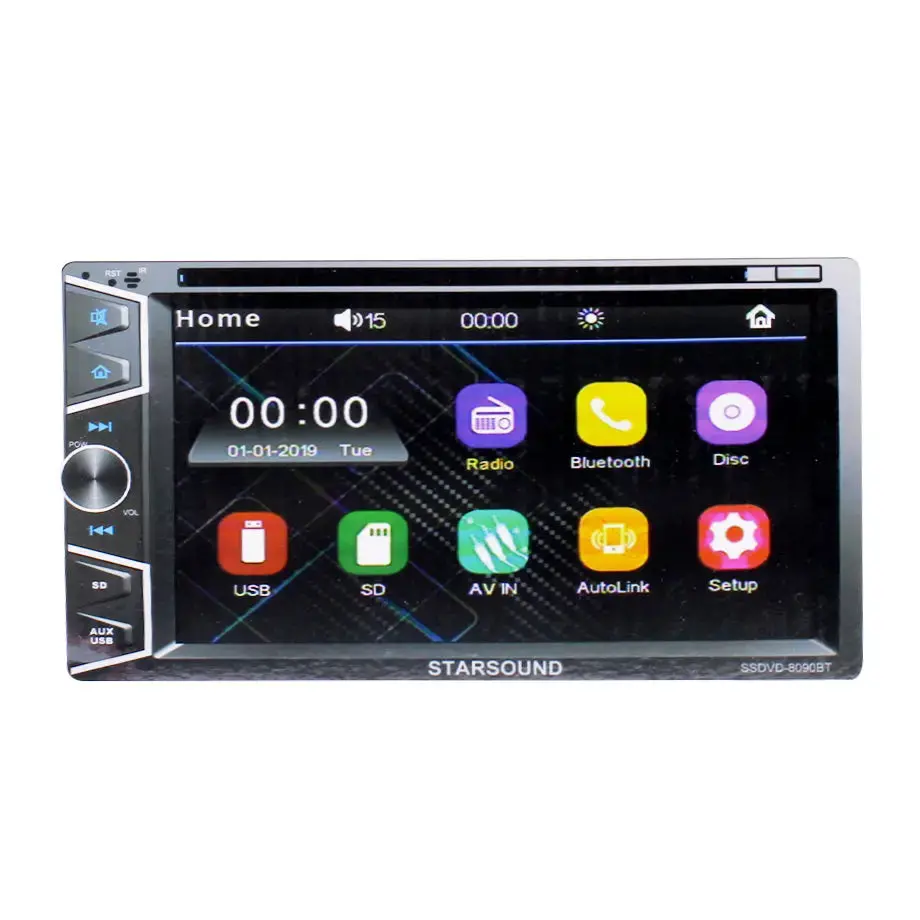 6.2 Inch - Star Sound Ssdvd-8090Bt Dvd Entertainment System With Mirrorlink 1