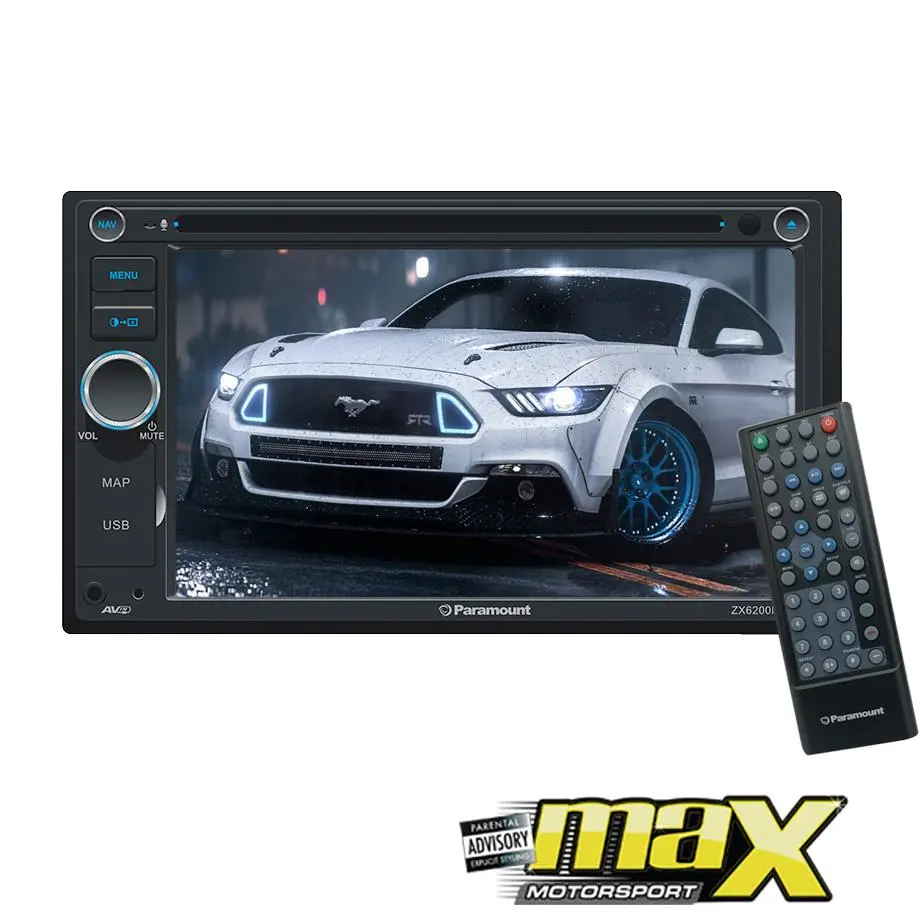 6.2” Paramount Double Din Multimedia Dvd Player With Gps & Bluetooth 1