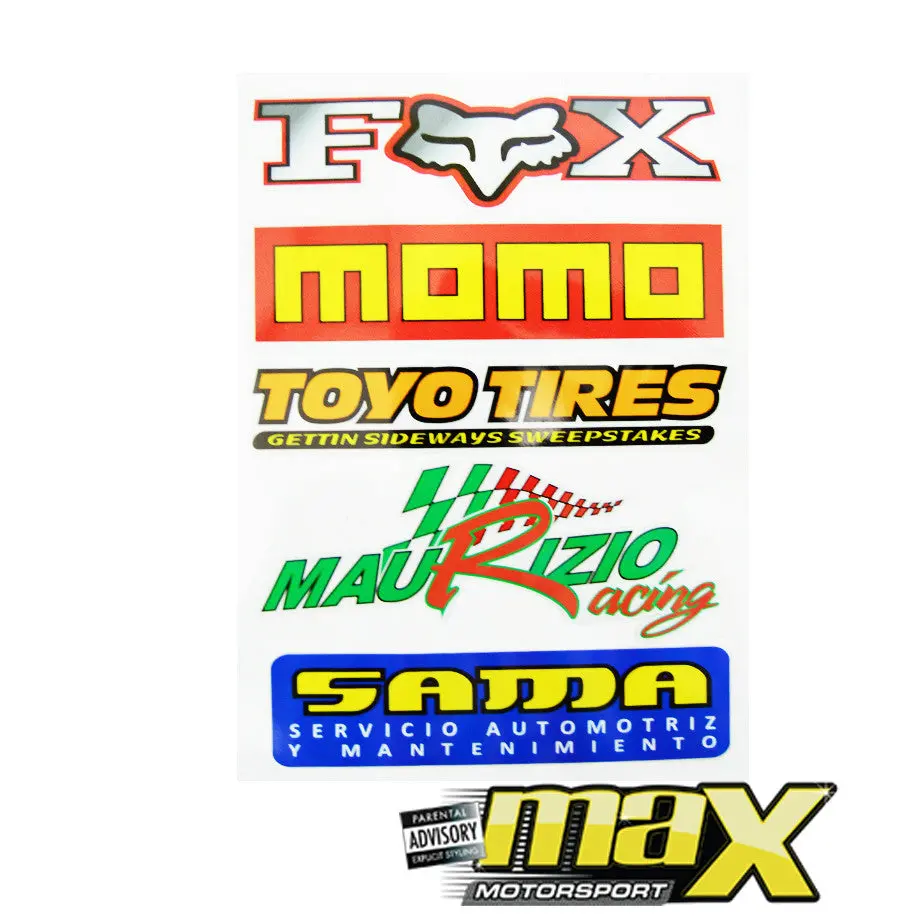 Universal 10-Piece Jdm Racing Door Sticker Kit 1