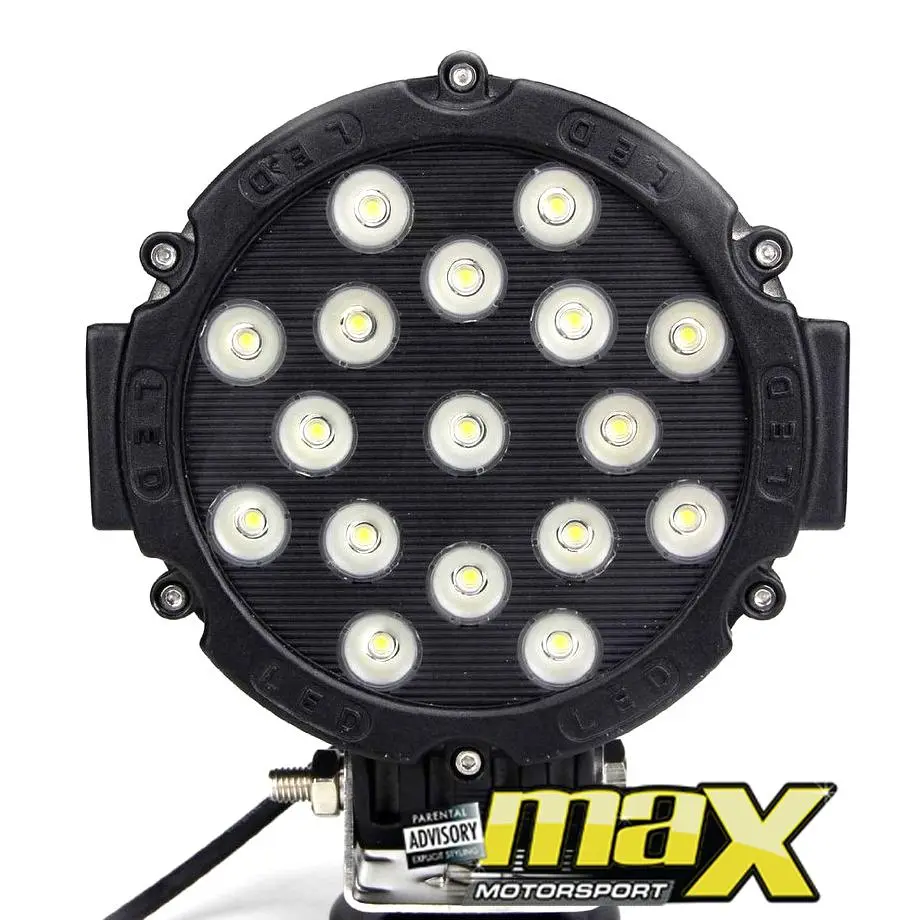 7" 17 Led Round Spotlight (51W) 1