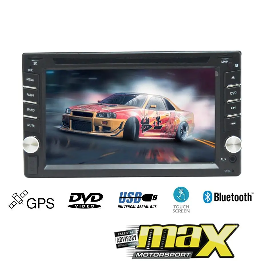 7 Inch Double Din Dvd Entertainment & Navigation System 1
