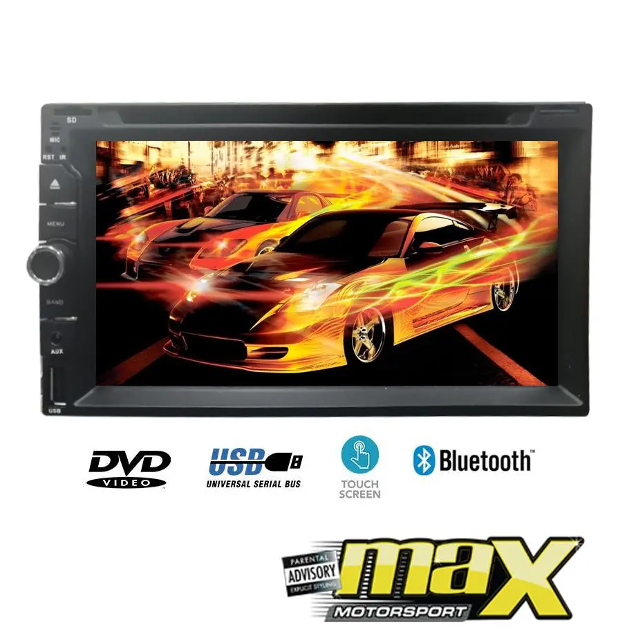 7 Inch Double Din Dvd Player With Usb/Sd & Bluetooth 1