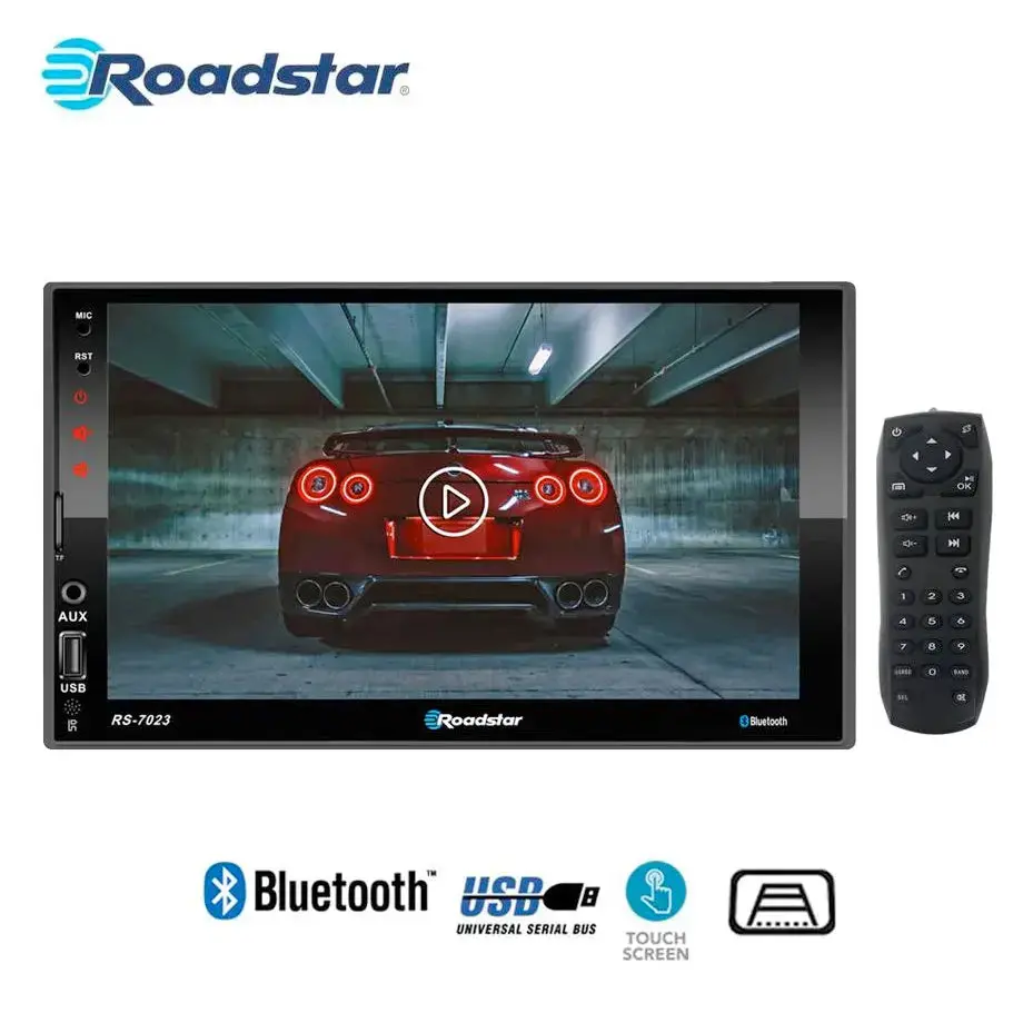 7 Inch - Roadstar Mp5 Double Din Media Player With Bluetooth 1