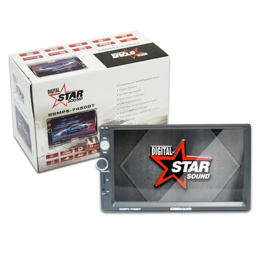 7 Inch - Star Sound Double Din Mp5 Multimedia Player With Bluetooth 1