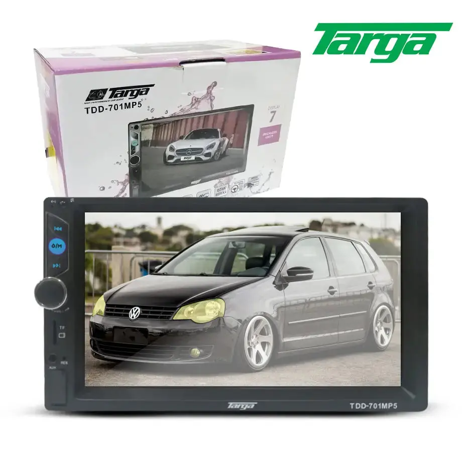 7 Inch - Targa Tdd-701 Mp5 Double Din Media Player With Bluetooth 1
