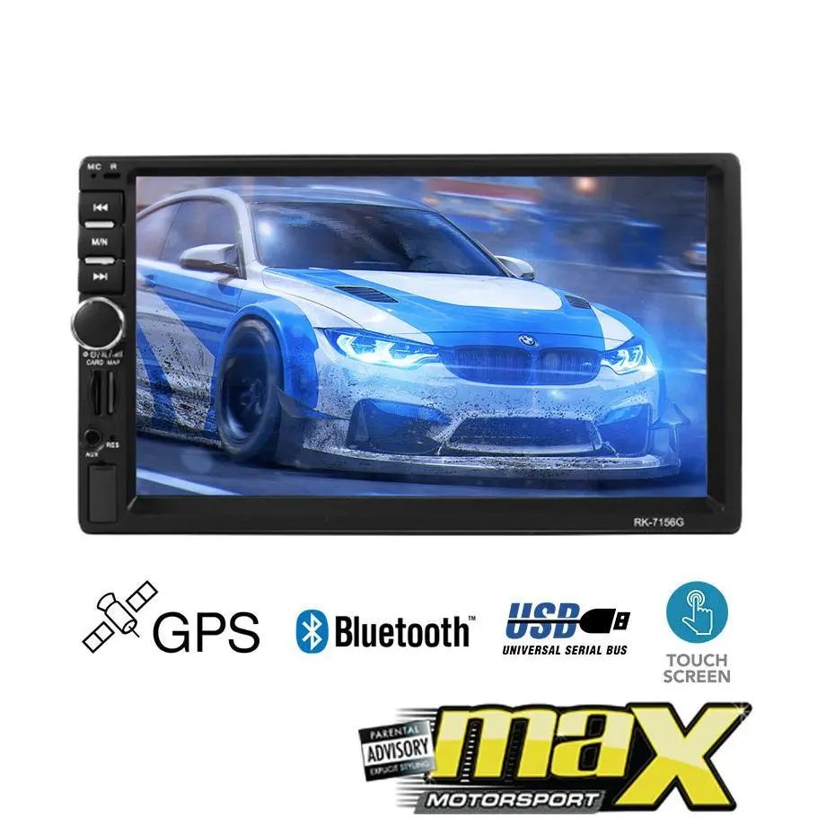7 Inch Touch Screen Double Din Multimedia Player With Gps Navigation 1