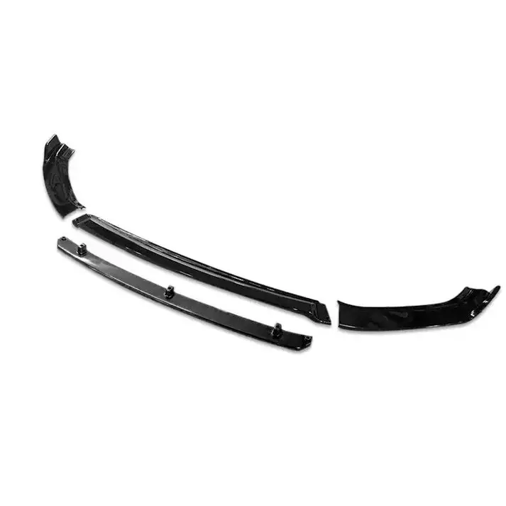 Suitable To Fit - Vw Golf 7 / 7.5 Gti 4-Piece Gloss Black Front Spoiler 1