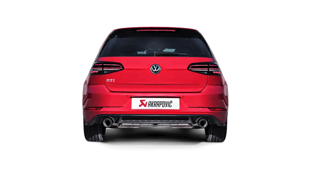 Akrapovic 17-18 Volkswagen Golf (Vii) Gti Fl Performance Slip-On Line (Titanium) W/ Carbon Tips 1