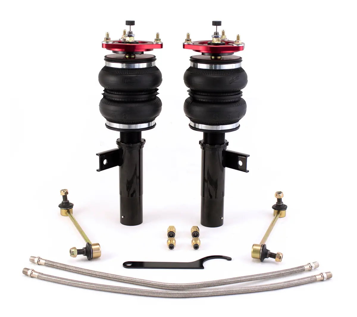 Audi: 06-12 S3, 11-12 Rs3 Mk2 Awd (55Mm Front Struts) Full Air Suspension Kit - Air Lift Performance 2