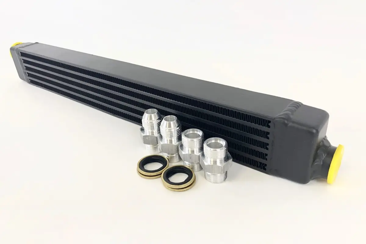 Bmw E30 Oil Cooler High Performance W/ Adjustable Oem & An-10 1