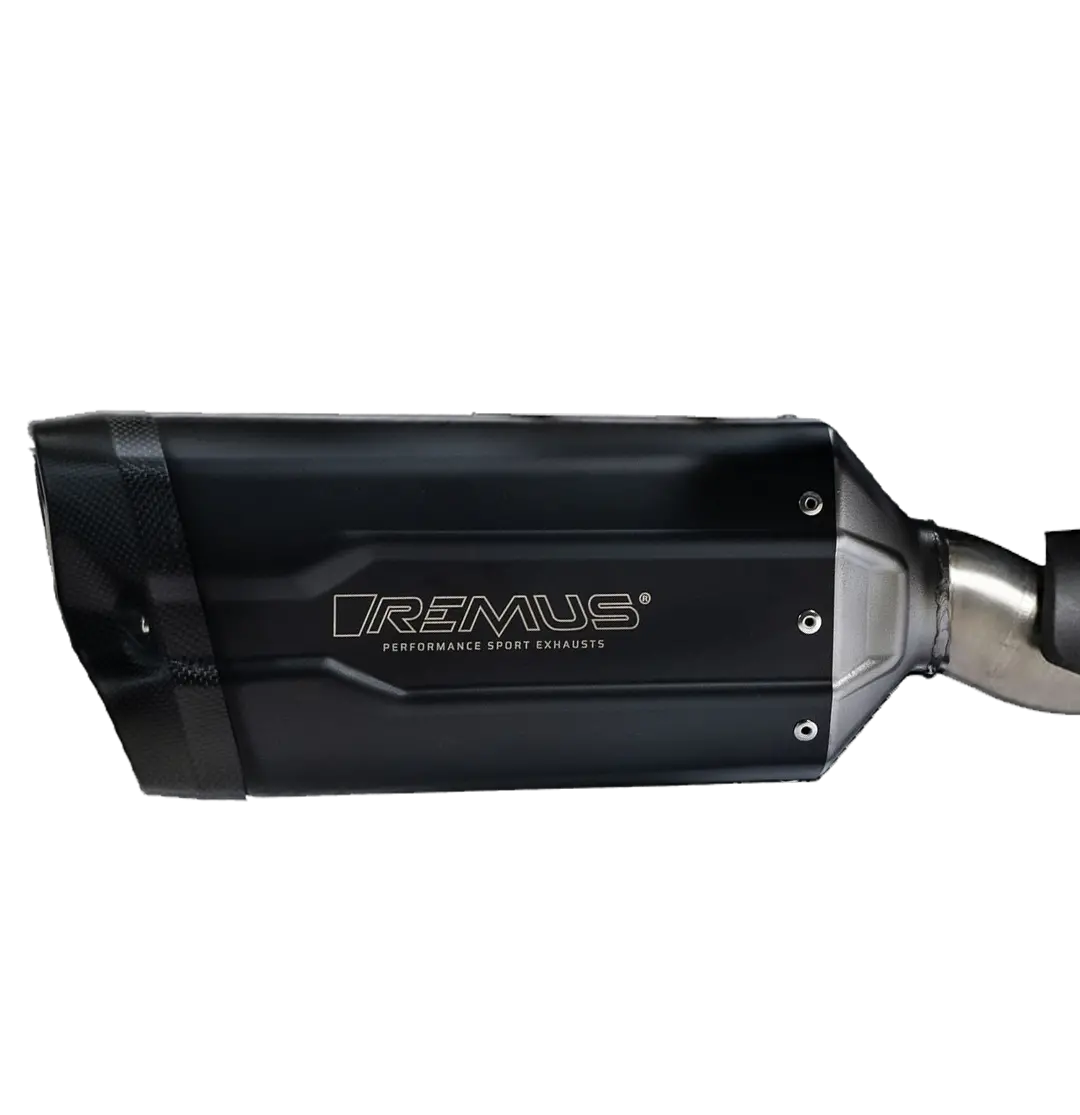 Bmw R 1300 Gs/Adv Remus 8 2.0 Slip On, Stainless Steel Black 1