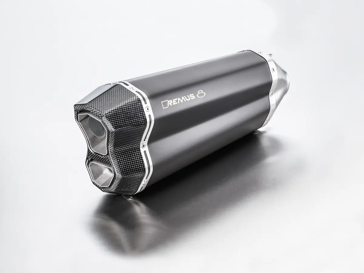 Remus 8 Edelstahl Schwarz, Eur Remus 8 Sport Silencer 1
