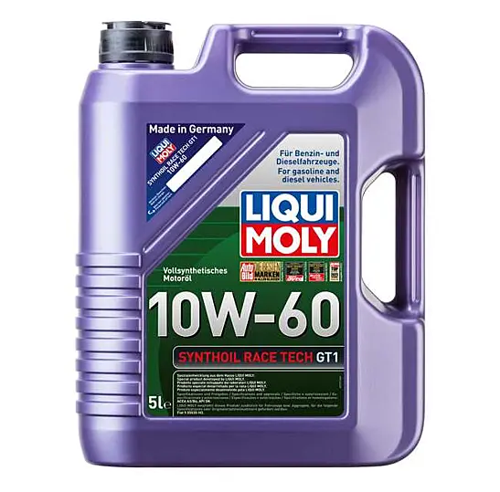 Liqui Moly Synthoil Race Tech Gt1 10W60 Synthetic Engine Oil 2