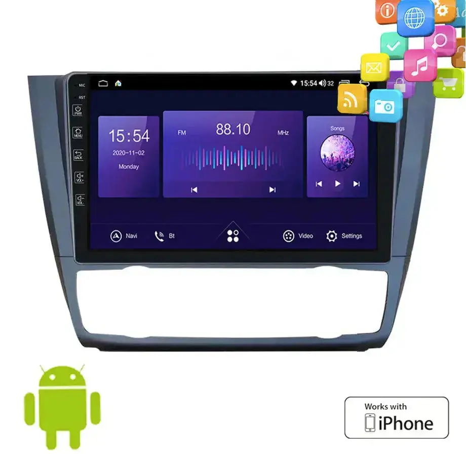 9 Inch - Bm 1-Series E81/E82/E87/E88 Android Entertainment & Gps System (Automatic) 1