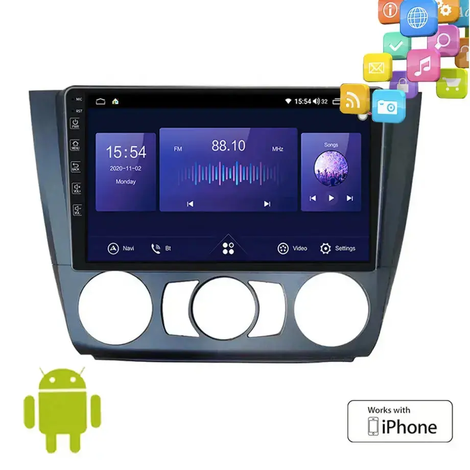 9 Inch - Bm E87 / E81 Android Entertainment & Gps System (Manual) 1