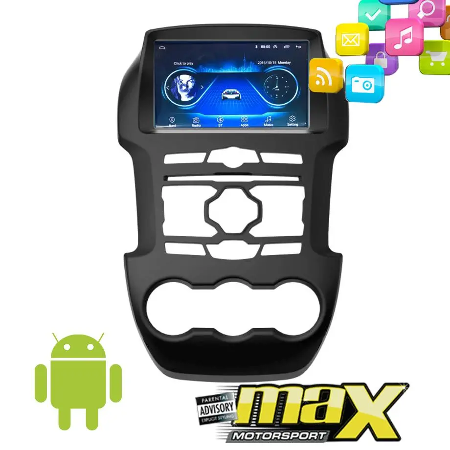 Suitable To Fit Ranger T6 (12-15) 9 Inch Android Entertainment & Gps System 1