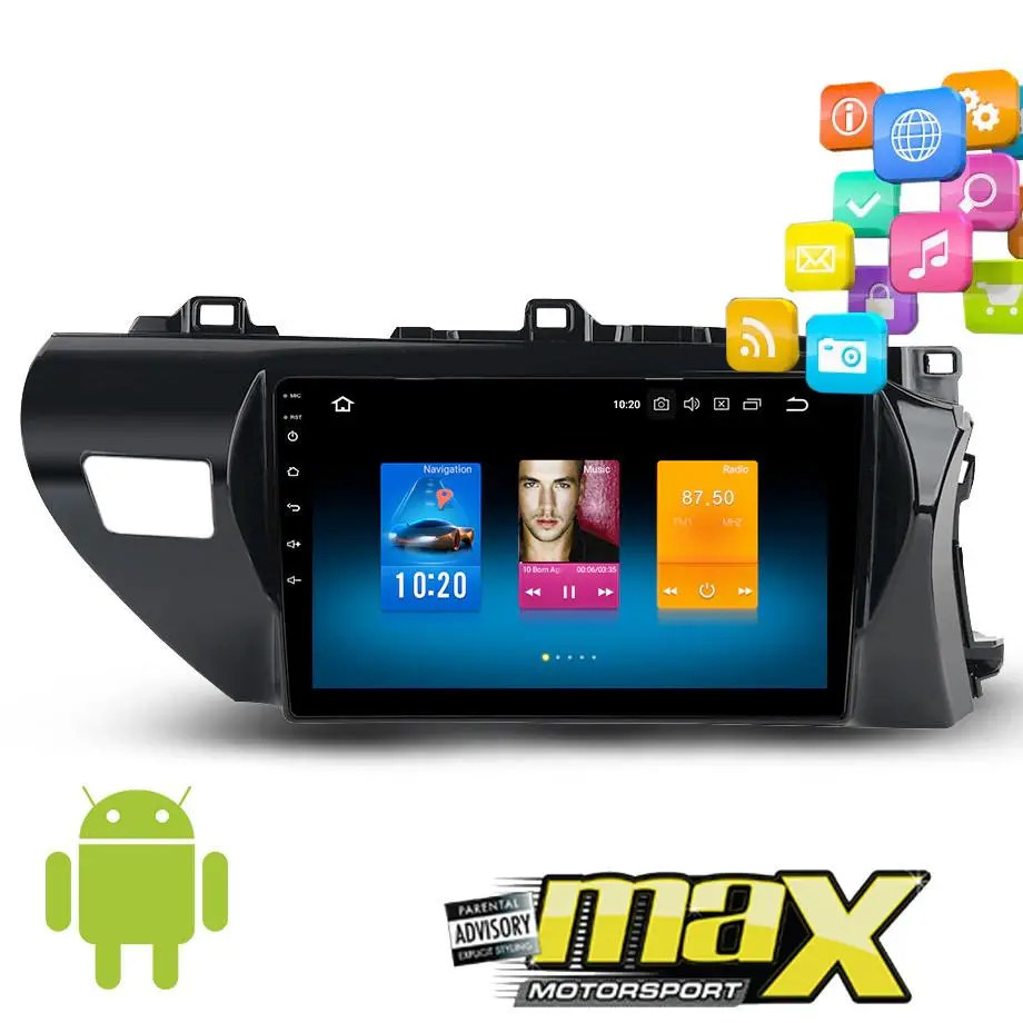 9 Inch Toyota Hilux (16-18) Android Entertainment & Gps System 1
