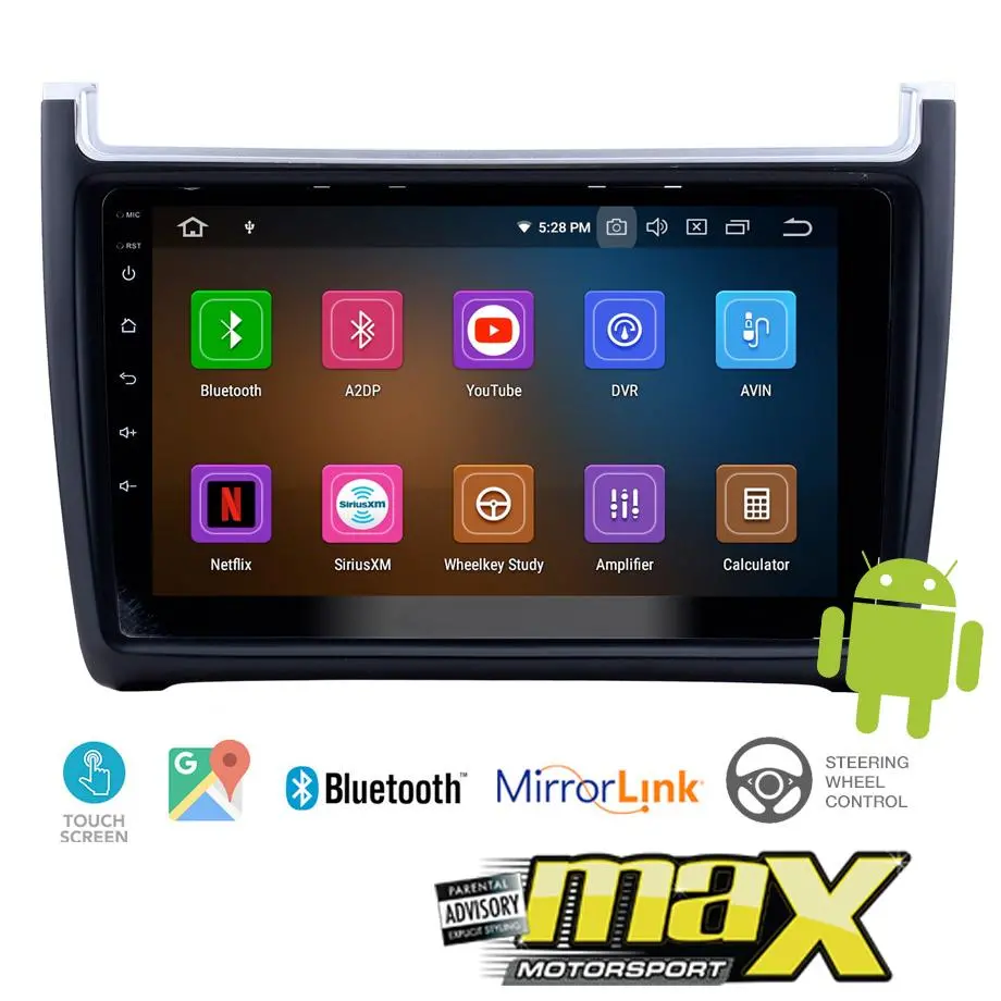 9 Inch Vw Polo 6 Gti / Tsi  (12-On) Android Entertainment & Gps System 1
