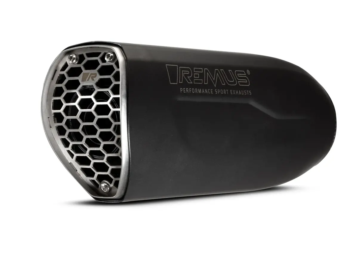 Remus Nxt Edelsahl Schwarz Nxt Slip On Silencer, Stainless Steel Black 1