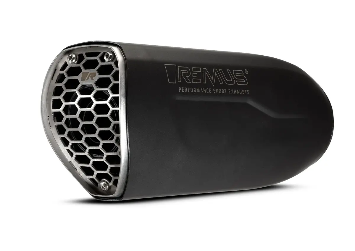 Remus Nxt, Edelstahl Schwarz Nxt Slip On Silencer, Stainless Steel Black 1