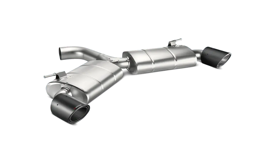 Akrapovic 13-17 Volkswagen Golf Gti (Vii) Slip-On Line (Titanium) W/ Carbon Tips 1
