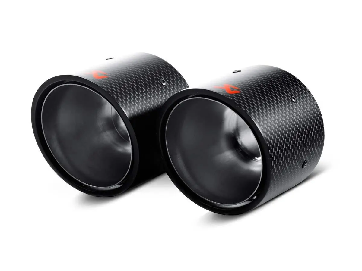 Akrapovic 07-14 Mini Cooper S (R56) / Cooper S Cabrio (R57) Tail Pipe Set (Carbon) 1