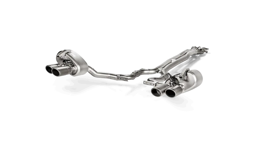 Akrapovic 17-18 Porsche Panamera Turbo Evolution Line Cat Back (Titanium) (Tips Not Incl.) 1