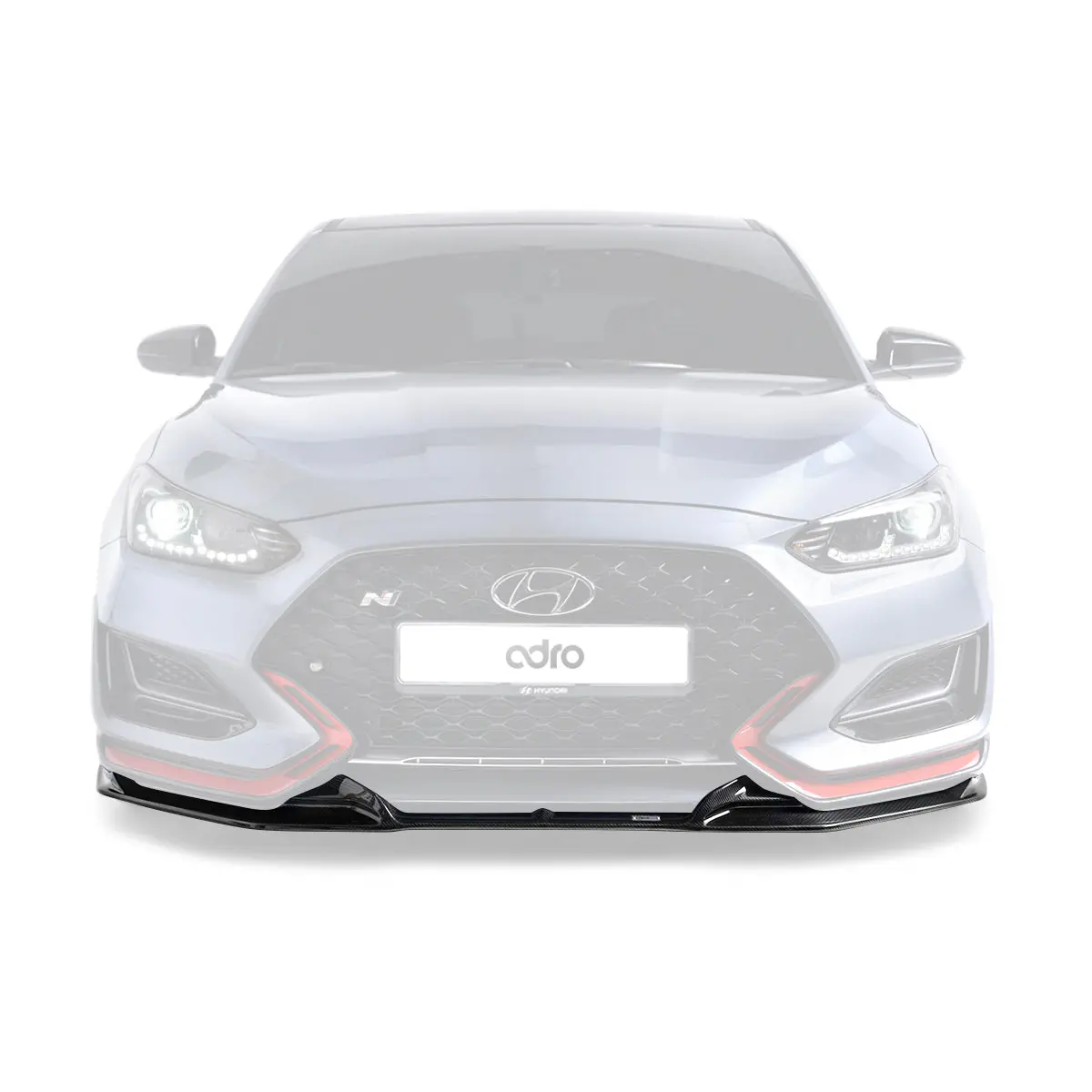 Hyundai Veloster N Front Lip V2 B Type 1