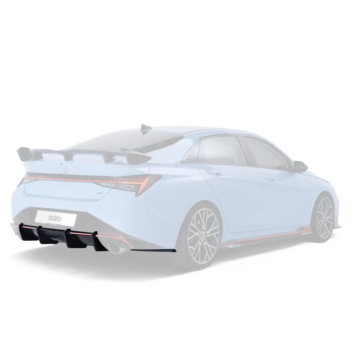 Hyundai Elantra N Rear Diffuser 1