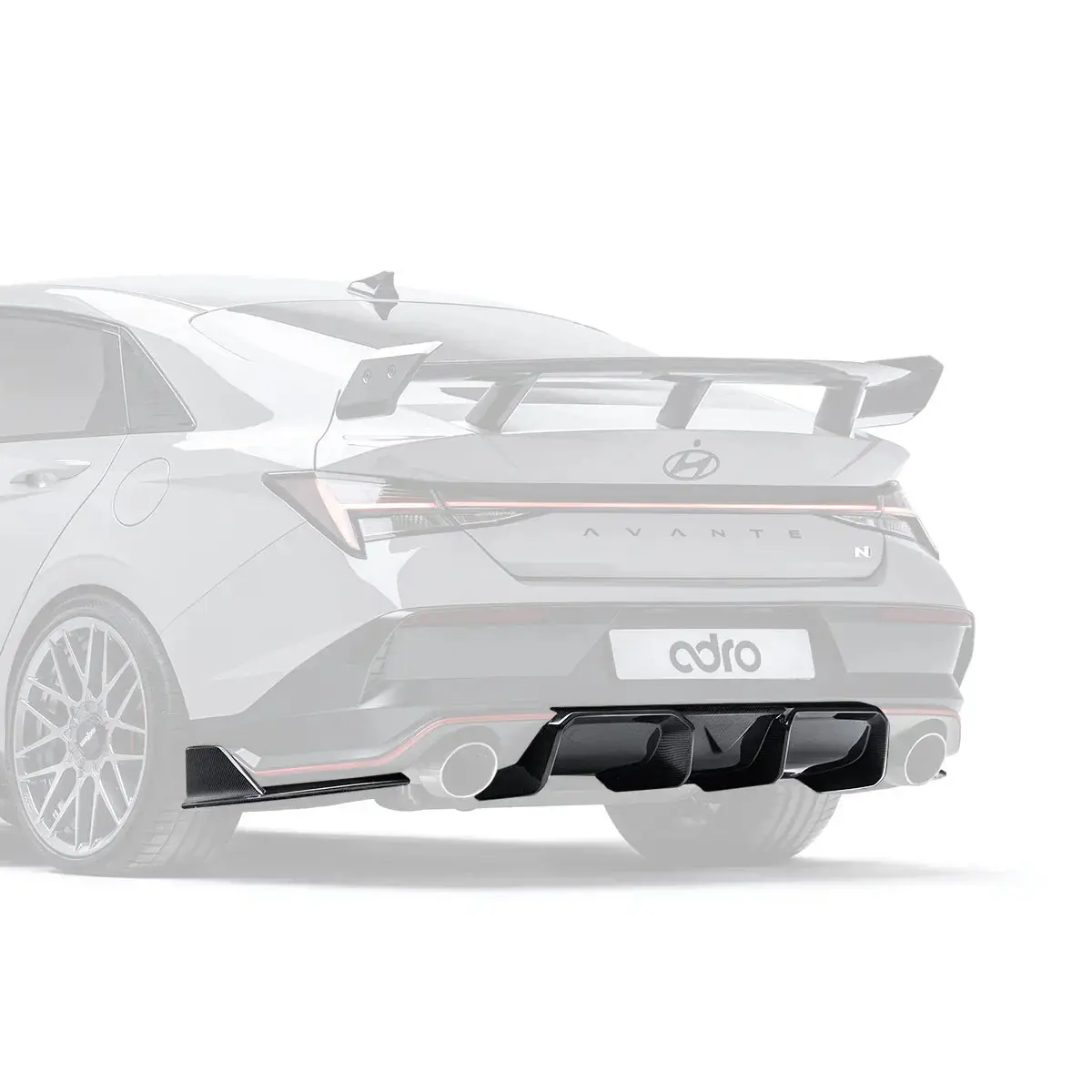 Hyundai Elantra N Facelift (Pe) Rear Diffuser 1