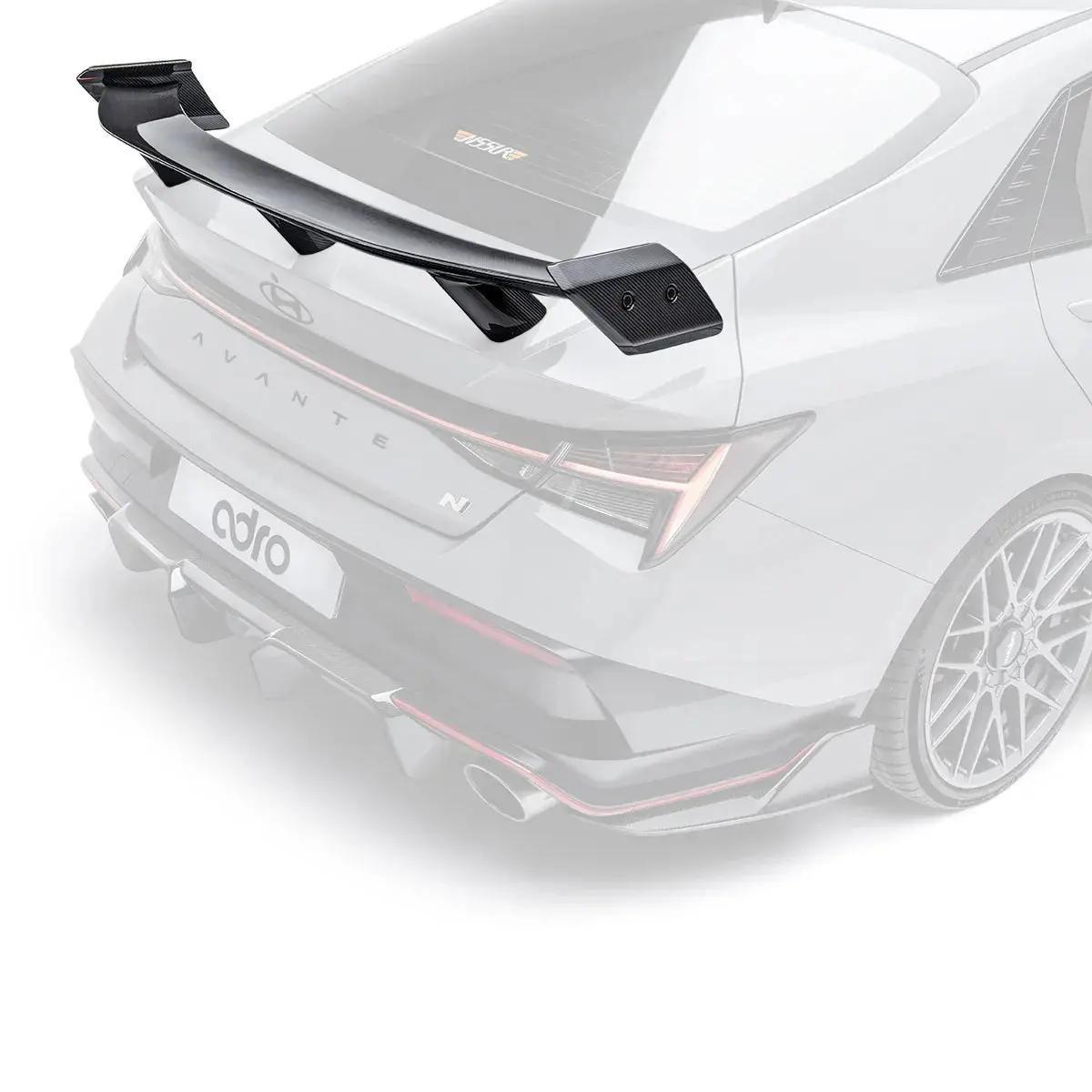 Hyundai Elantra N Facelift (Pe) Spoiler V2 1